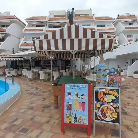 Апартаменты Tenerife Sur Centrico Piscina Terraza Playa Плая-де-лас-Америкас